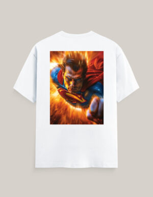 Unisex Classic Crew T-Shirt Superman Flying