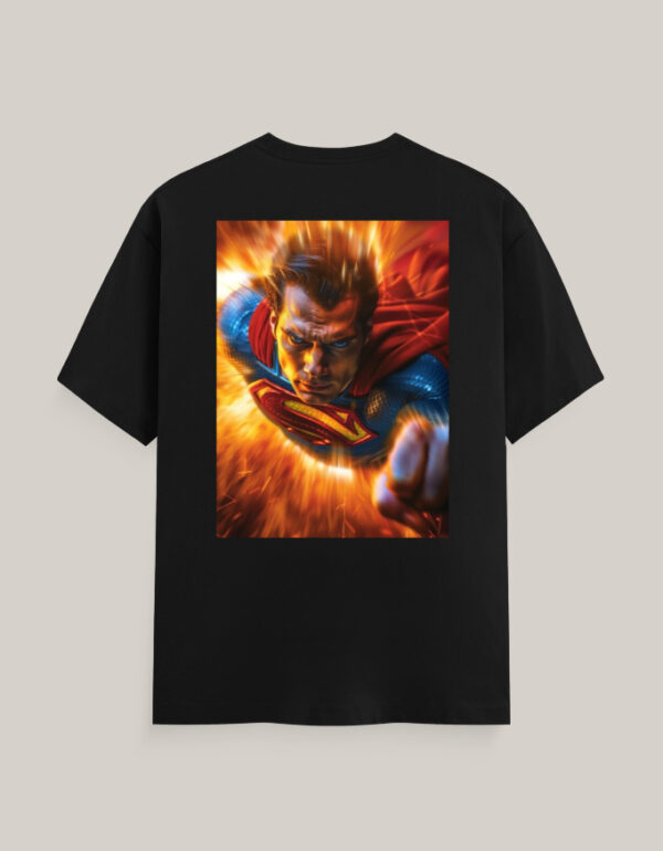 Unisex Classic Crew T-Shirt Superman Flying - Image 3