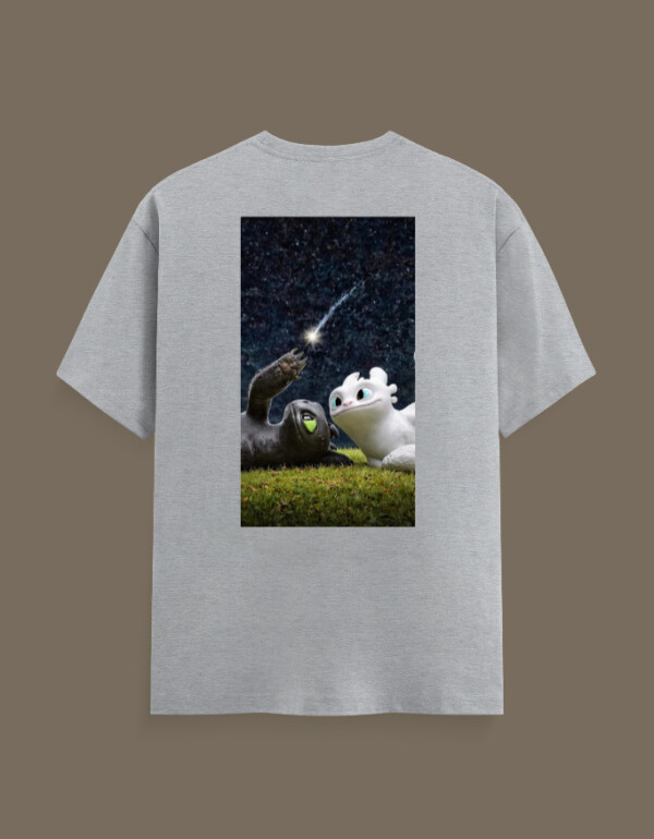 Unisex Classic Crew T-Shirt Toothless & Light Fury