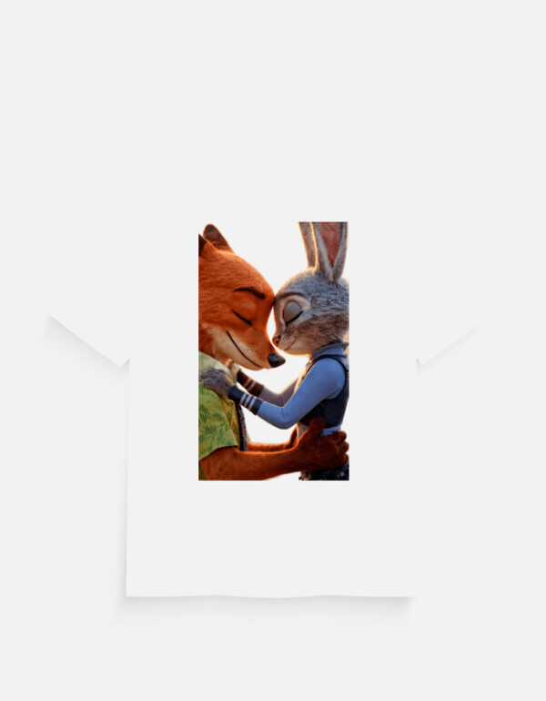 Unisex Classic Crew T-Shirt Zootopia Love - Image 3