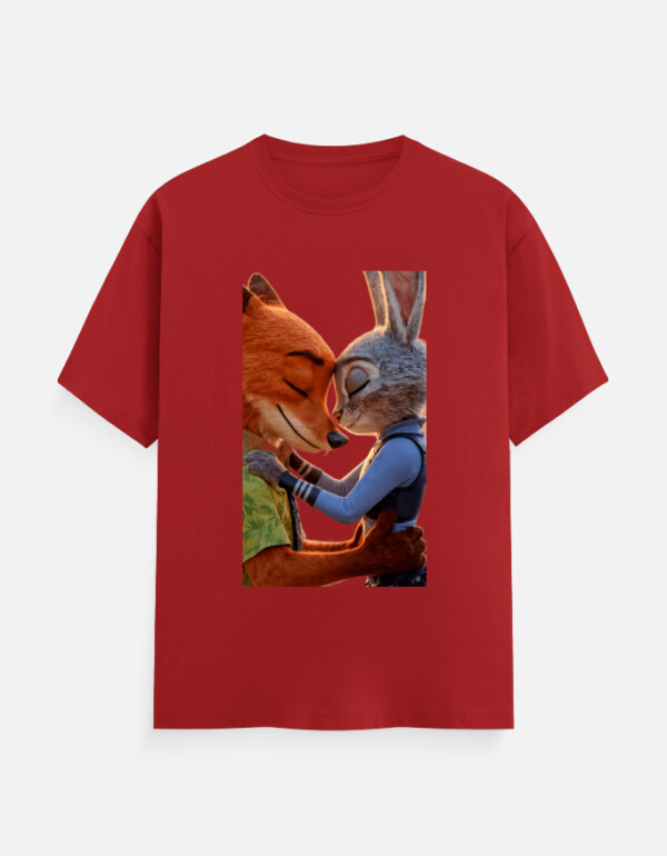 Unisex Classic Crew T-Shirt Zootopia Love - Image 7