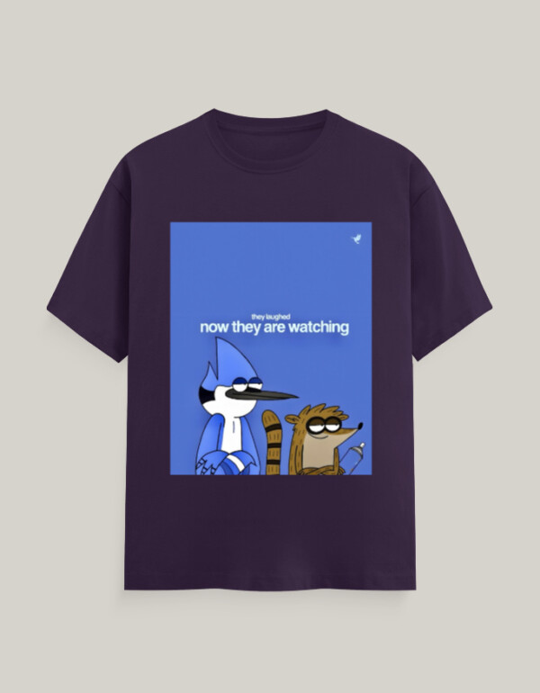 Unisex Classic Crew T-Shirt They Laughed Now They Are Watching - Image 3