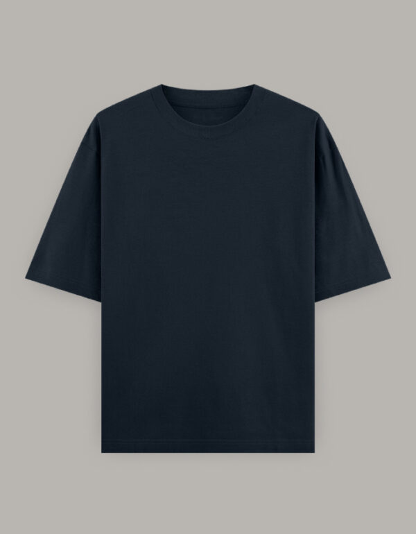 Unisex Oversized Classic T-Shirt Dark Glitch Skeleton - Image 4
