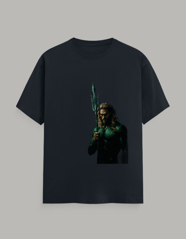 Unisex Classic Crew T-Shirt Aquaman Warrior - Image 3