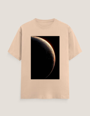 Unisex Classic Crew T-Shirt Cosmic Crescent Glow