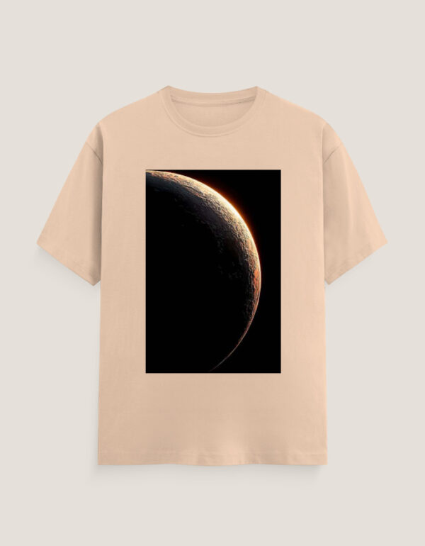 Unisex Classic Crew T-Shirt Cosmic Crescent Glow