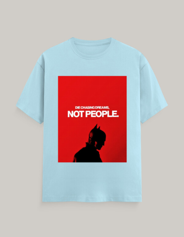 Unisex Classic Crew T-Shirt Die Chasing Dreams Batman - Image 3