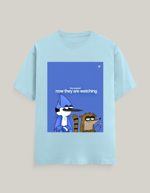Unisex Classic Crew T-Shirt They Laughed Now They Are Watching - Image 5