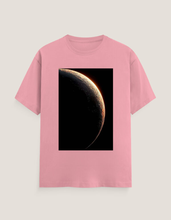 Unisex Classic Crew T-Shirt Cosmic Crescent Glow - Image 5