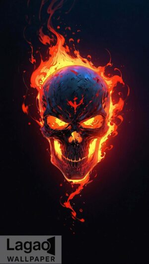 Ghost Rider 4K HD Wallpaper - Marvel Fiery Skull Hero