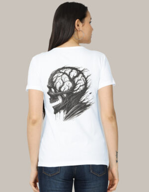 Women's Classic Dark Skull Tree T-Shirt