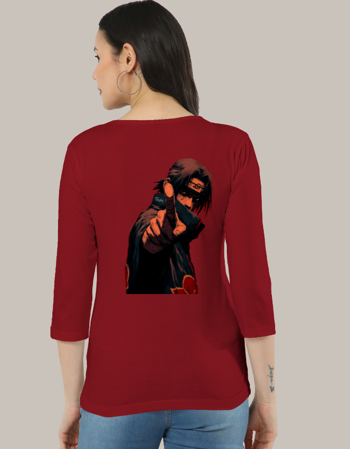 Women's Long Sleeve Uchiha Itachi T-SHIRT