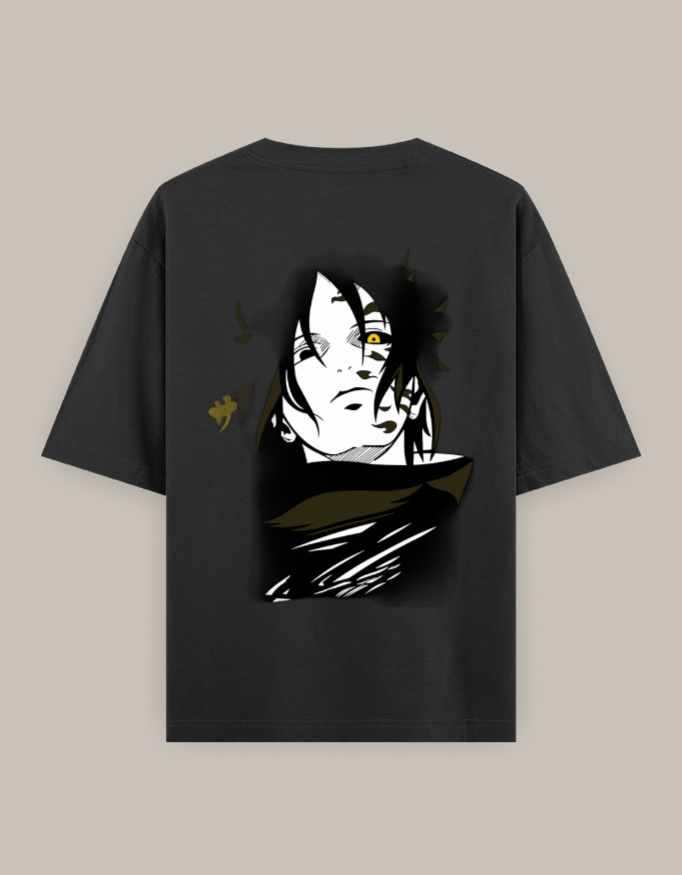 Men's Oversized Classic Dark Anime Character T-Shirt