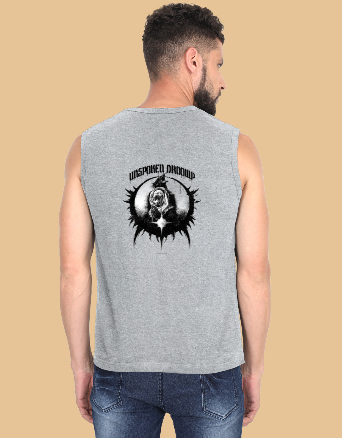 BE YOUR OWN HERO Men's Sleeveless T-Shirt - Image 2