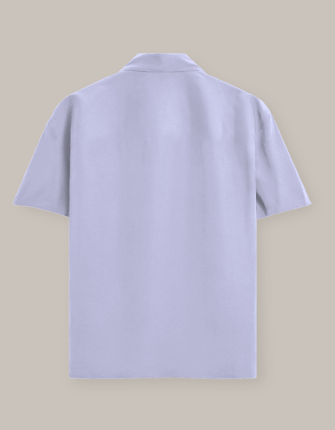 Men's  Oversized Plain Half Shirt - Image 4