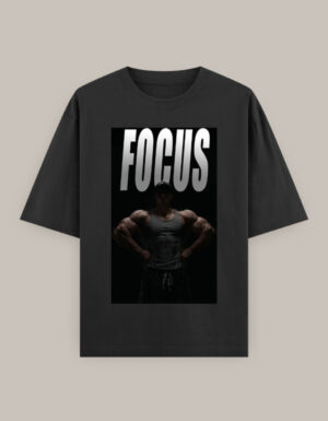 Men's Oversized Classic Focus Gym Motivation T-Shirt