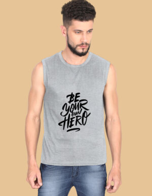 BE YOUR OWN HERO Men's Sleeveless T-Shirt