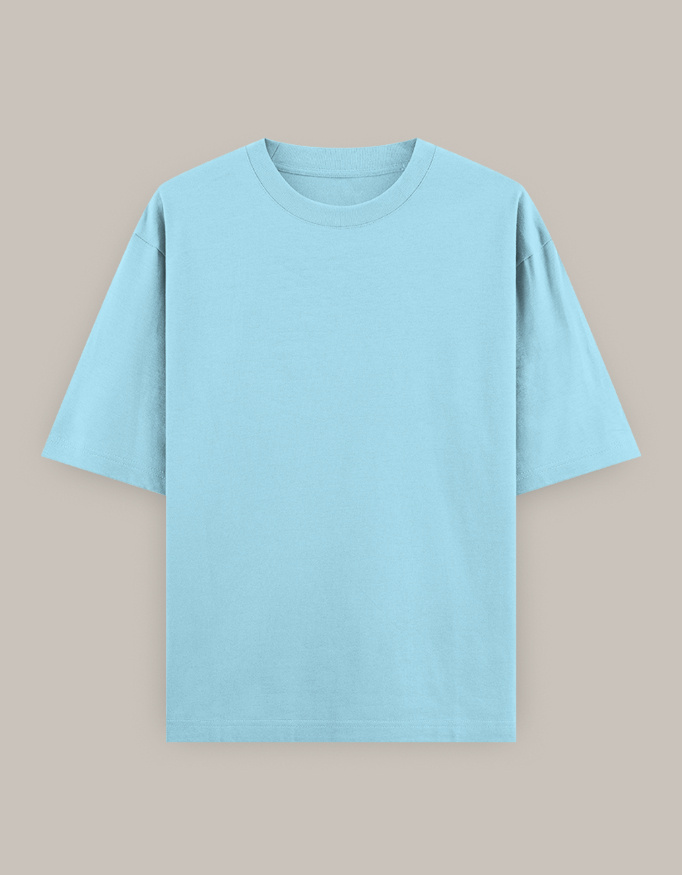 Women's Oversized Classic Half-Face Anime Girl with Blue Eyes T-Shirt - Image 2